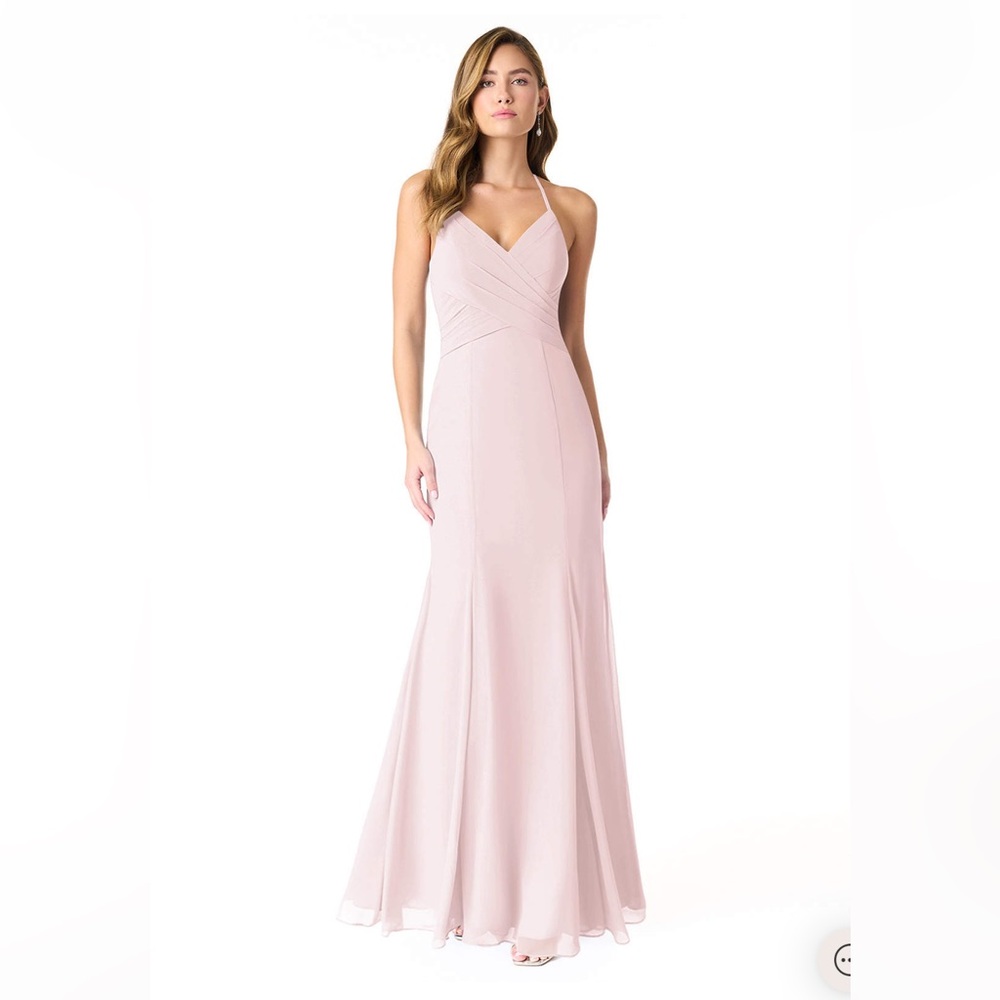 Azazie Carolina - Blushing Pink Size A10